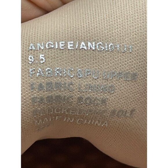 STEVEN MADDEN WOMENS ANGIE PLATFORM Y2K SNEAKERS SIZE 9.5 BEIGE LACE UP - Picture 6 of 6